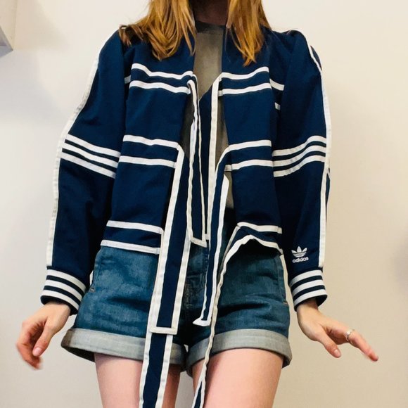 Adidas Jin Won Choi Women's Navy Blue Jacket. XS - Picture 5 of 11